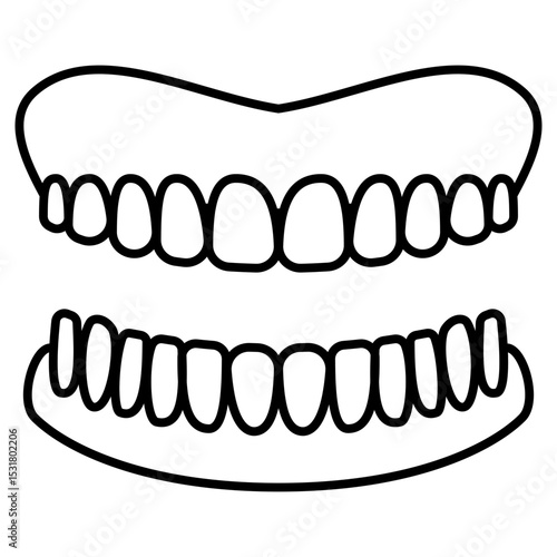 Dental Cast outline icon