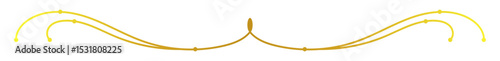 Vintage lines, thin gold lines, vintage elements for cards, web decoration, text dividers
