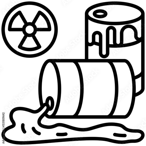 Radioactive Leak Icon