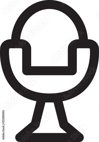 Furniture Set Black Icon