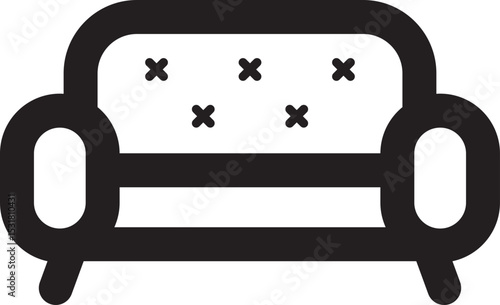 Furniture Set Black Icon