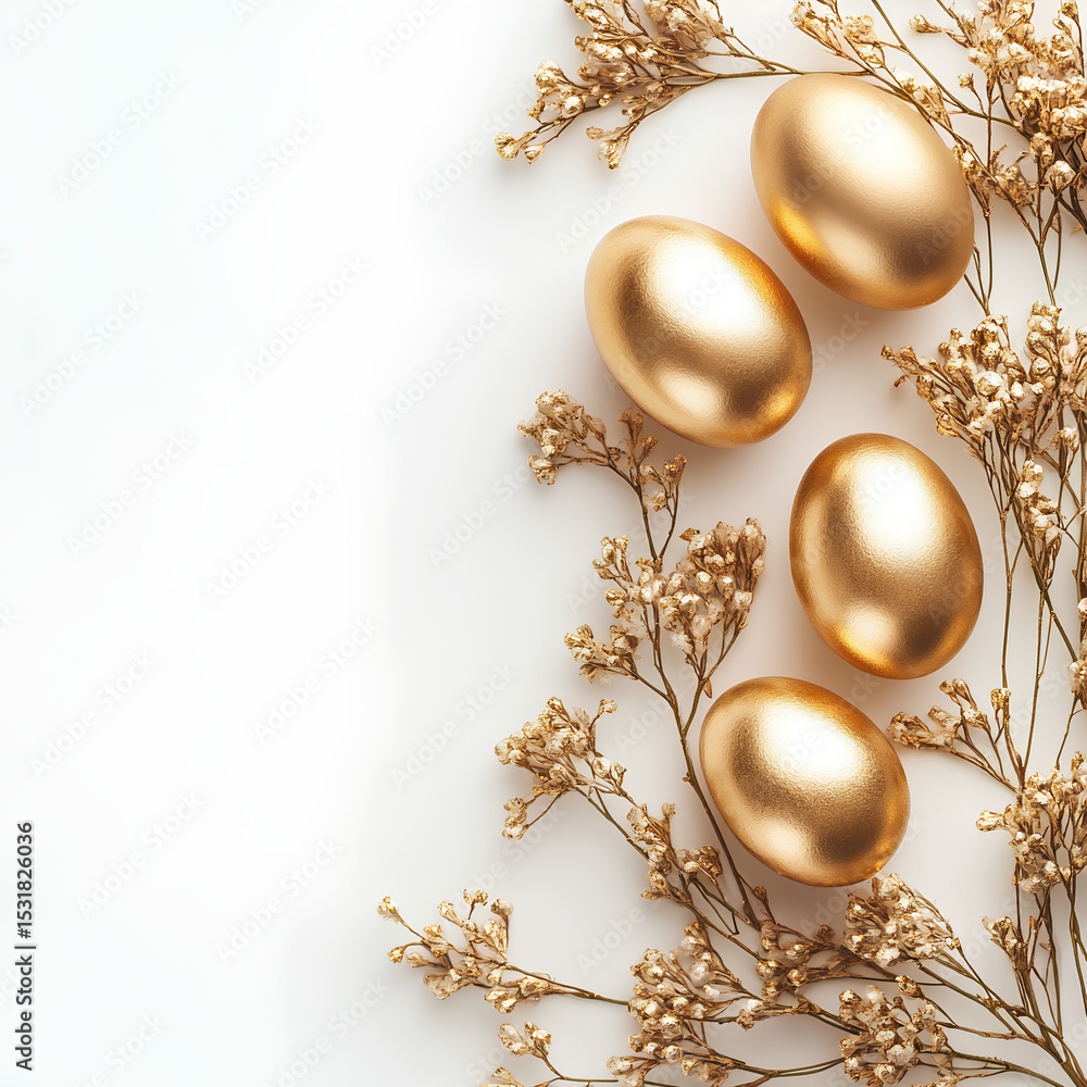 Fototapeta premium beautiful golden egg