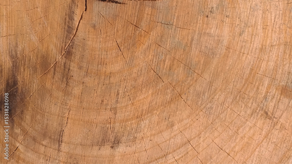 Naklejka premium Directly above view of a wooden background. Wooden texture stock photo