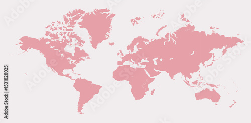 A Map world, world map picture, world map vector image, modern world map, Illustration, eps 10, worldwide, all continents, all countries, worldwide project