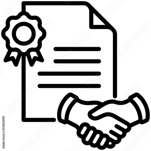 Legal Agreement Icon