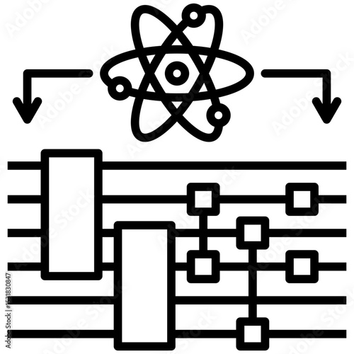 Quantum Circuit Icon