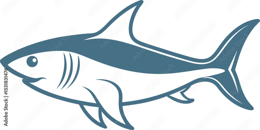 Obraz premium dolphin isolated on white background