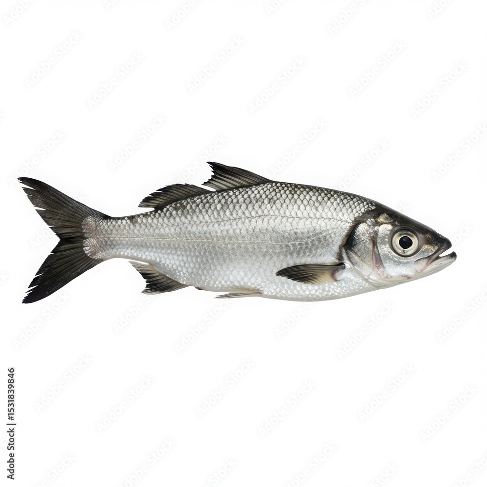 Freshwater fish isolated on white background for culinary or educational purposes. Freshwater fish isolated on white background for culinary or educational purposes.