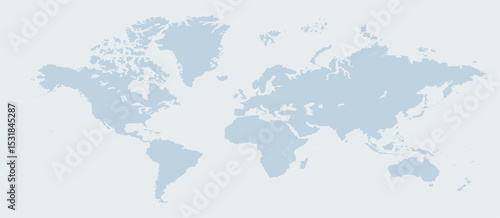 Political world map, world map picture, world map vector image, modern world map, Illustration, eps 10, worldwide, all continents, all countries, worldwide project