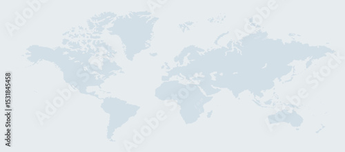 Political world map, world map picture, world map vector image, modern world map, Illustration, eps 10, worldwide, all continents, all countries, worldwide project