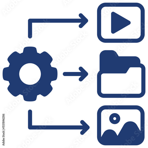 Content Management System Icon