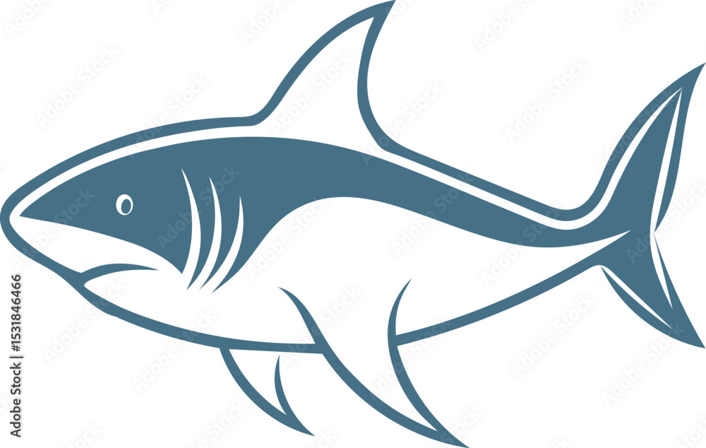 Obraz premium dolphin isolated on white background