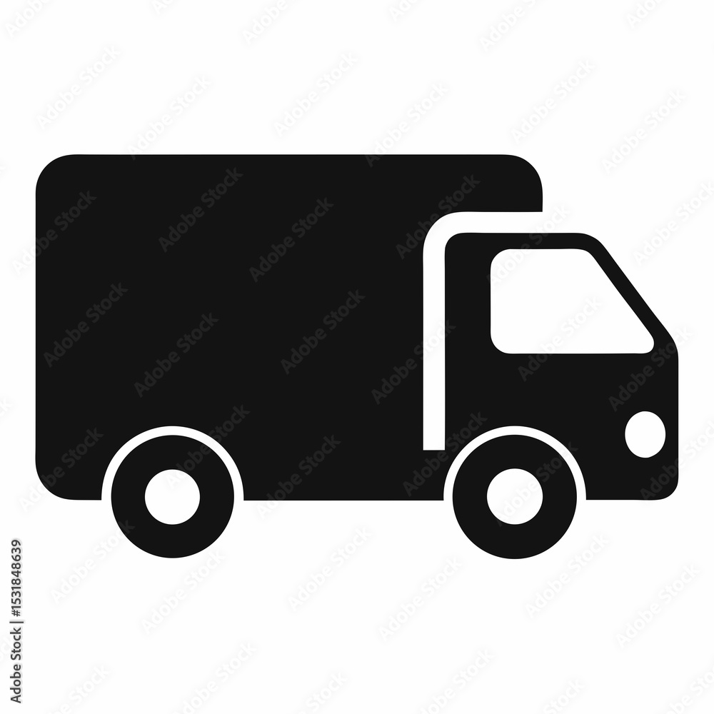Fototapeta premium delivery truck icon