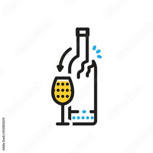 Multi color icon for consume