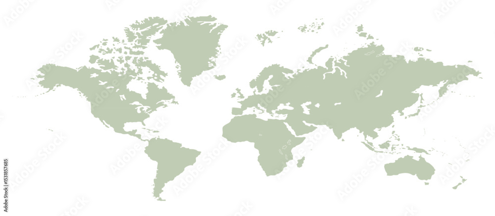 Naklejka premium world map countries, world map picture, world map vector image, modern world map, Illustration, eps 10, worldwide, all continents, all countries, worldwide project