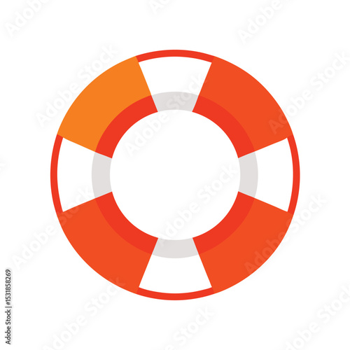 Lifebuoy vector illustration