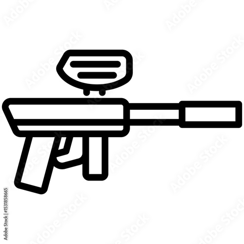 Paintball Gun Icon