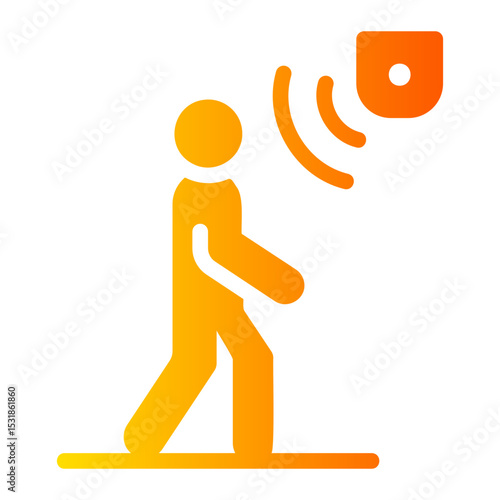 motion sensor Gradient icon