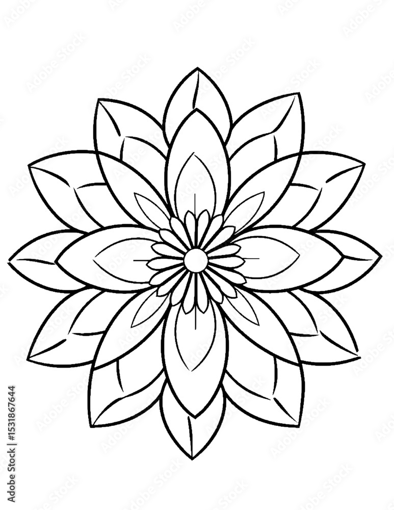 Fototapeta premium Vector illustration of color pages