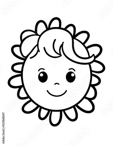 Vector illustration of color pages