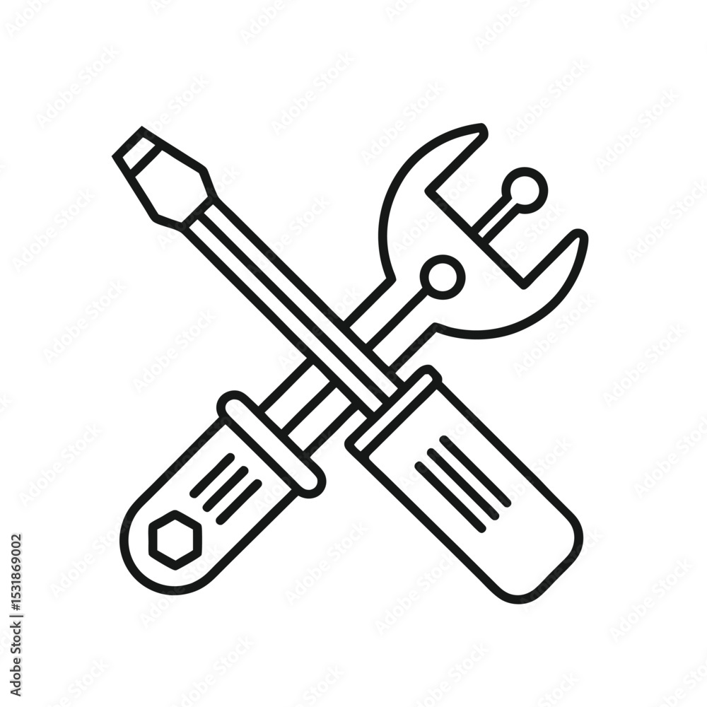 Tools Icon Vector Illustration Isolated on White Background
Tools Icon Vector Illustration Isolated on White Background