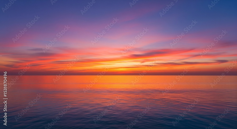 Fototapeta premium sunset over the sea