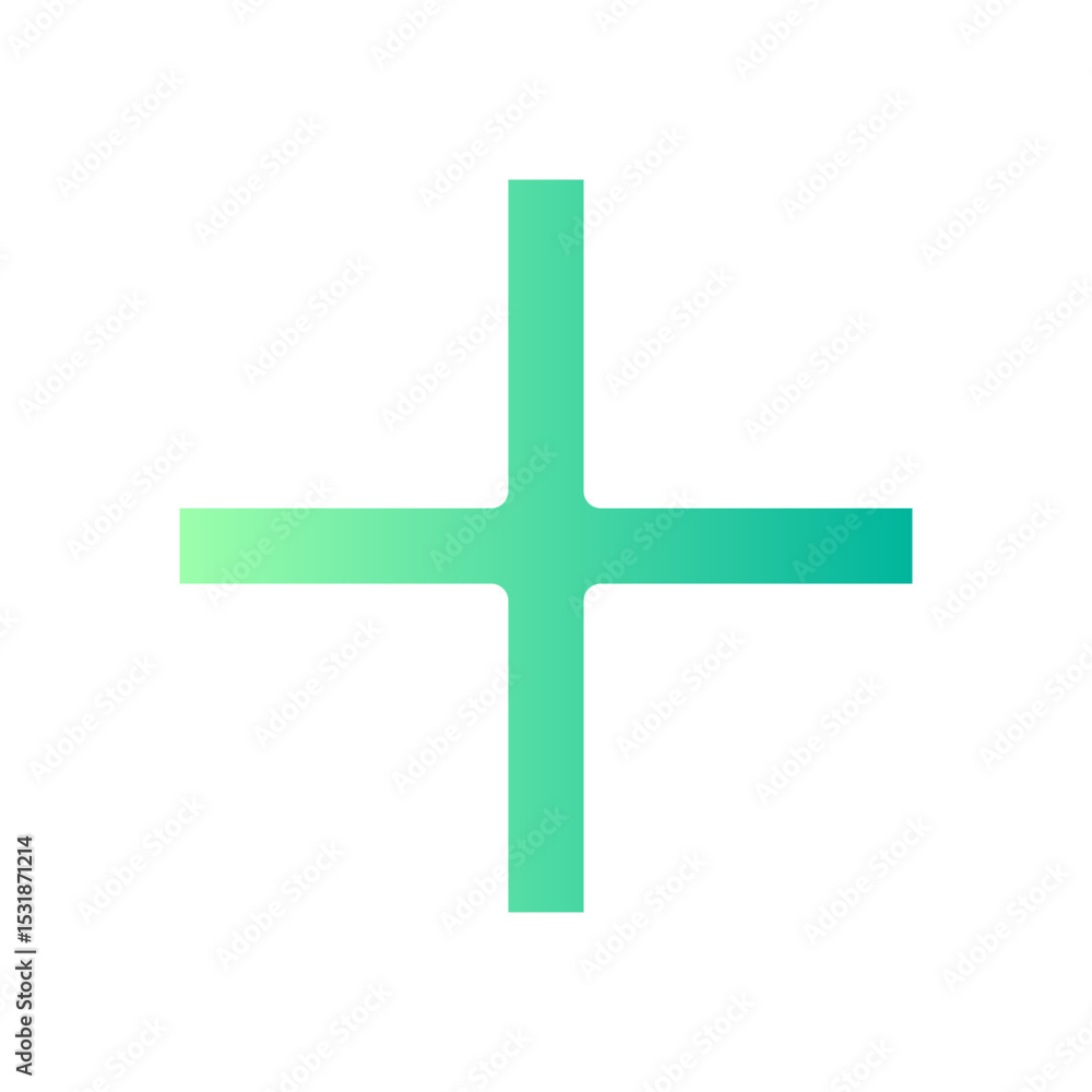 Fototapeta premium plus gradient icon