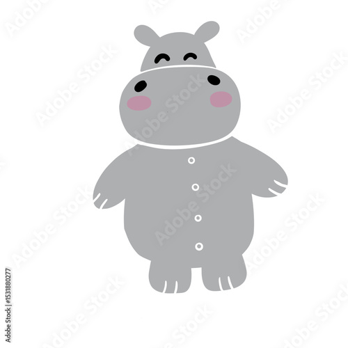 Hippo cartoon