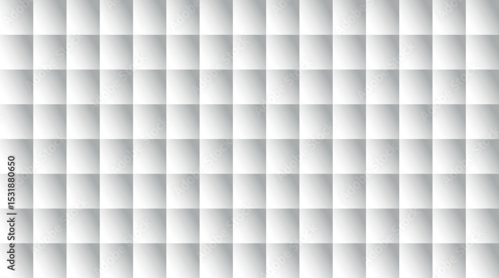 White 3D Square Tile Background - Abstract Geometric Texture White 3D Square Tile Background - Abstract Geometric Texture