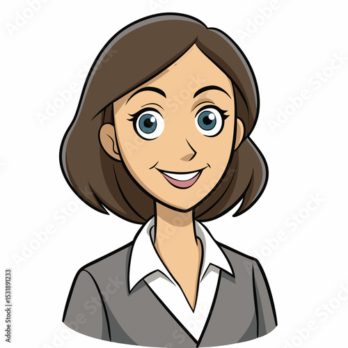 Professional woman with a subtle crinkle at the outer eye, indicating genuine warmth and a soft, approachable smile, radiating sincerity.