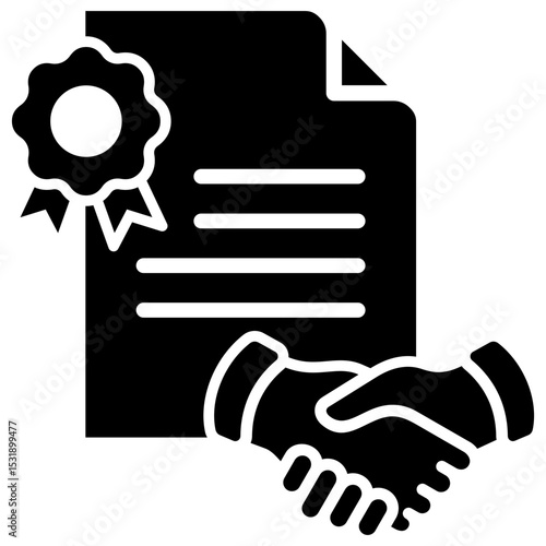 Legal Agreement Icon