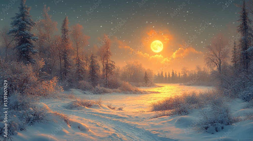 Naklejka premium Creatures in Stillness 