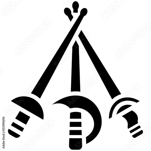 Fencing Sword Icon