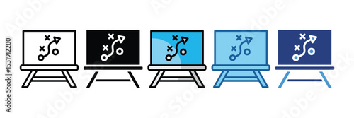 Marketing Strategy  Icon Element For Design