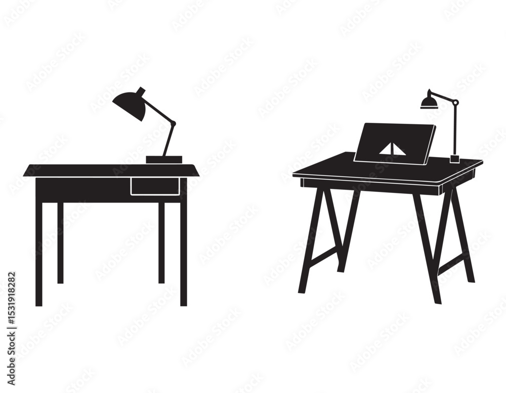 Fototapeta premium table and chairs desk, business, computer