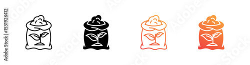 Compost Multiple Style Icon Set 