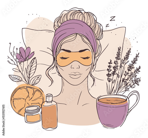 Relaxing Spa Day with Essentials for Self-Care and Wellness at Home
