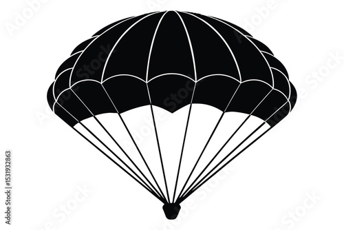 Parachute Design A Detailed Illustration of a Classic Parachute
