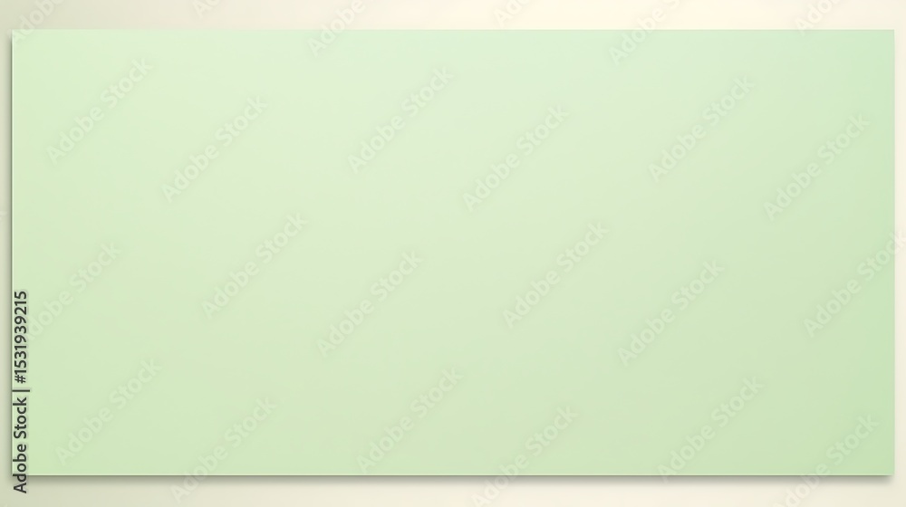Obraz premium Green blank note paper sheet on white background for message or design use