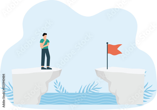 White-collar workers encounter difficulties and give up their goals.
