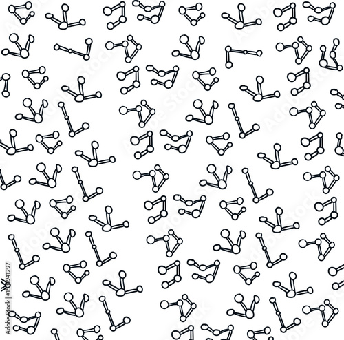 An accumulation of molecular structures or protein imitation.