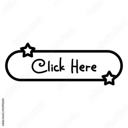 Click Here Button Vector