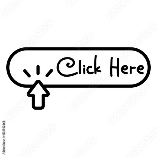 Click Here Button Vector