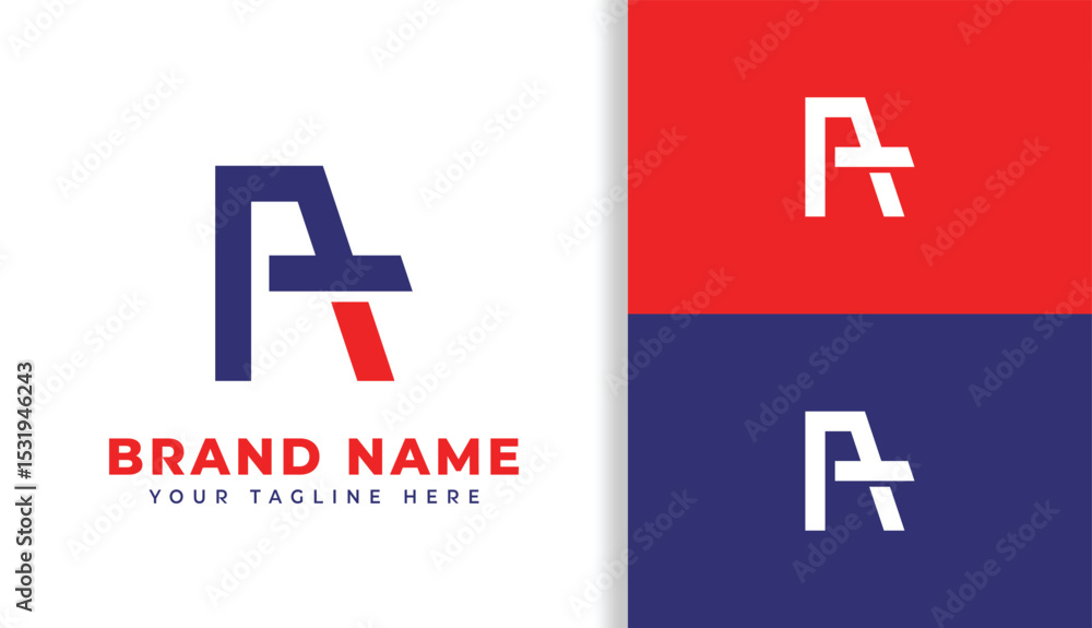 Fototapeta premium SIMPLE LETTER A LOGO DESIGN
