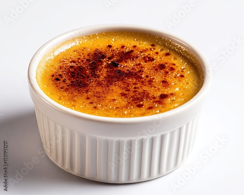 Wallpaper Mural Delicious and creamy creme brulee topped with caramelized sugar in a white dish. Torontodigital.ca