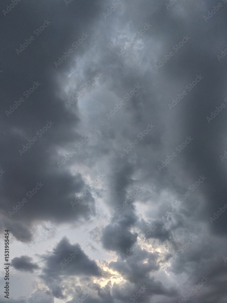 Obraz premium storm clouds timelapse