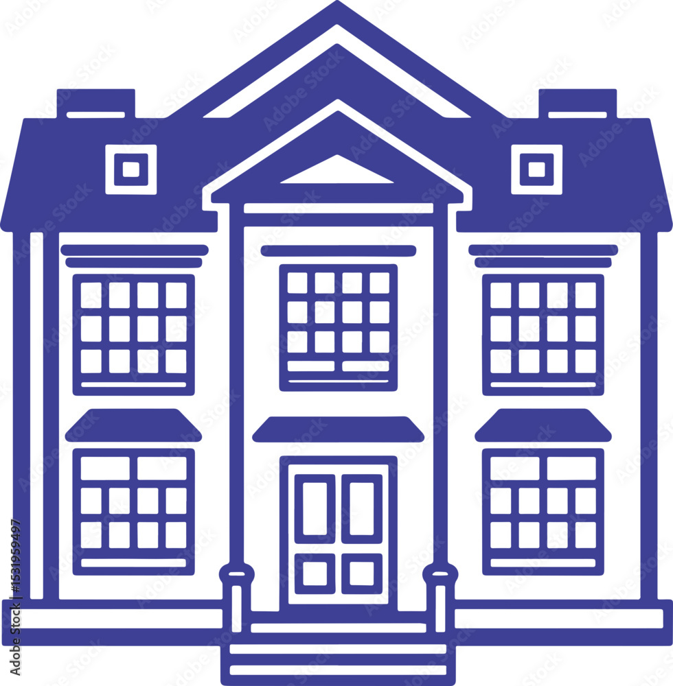 Naklejka premium home icon transparent vector