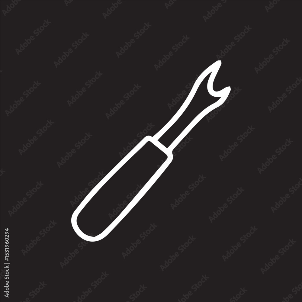 Obraz premium Elevating Nail Care A Sleek Cuticle Pusher Design for Flawless Nails