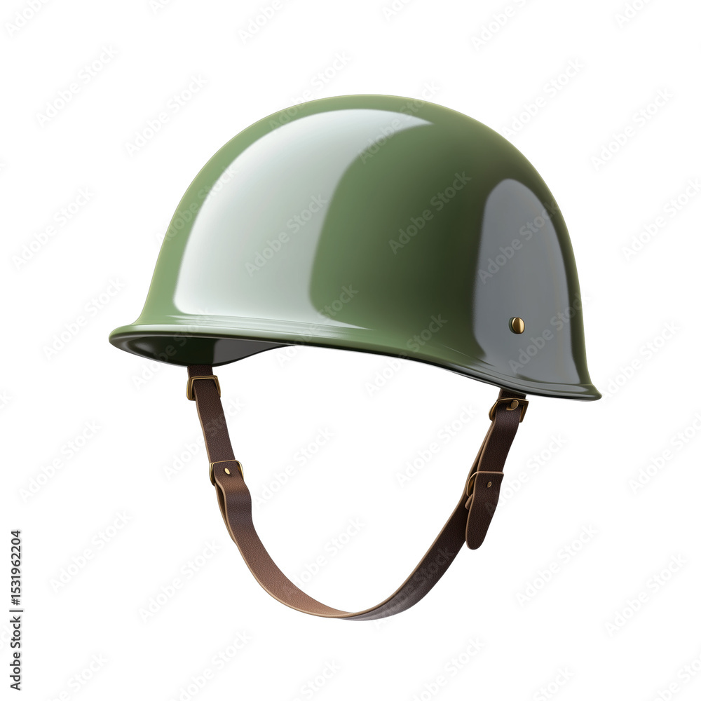 Fototapeta premium green military helmet