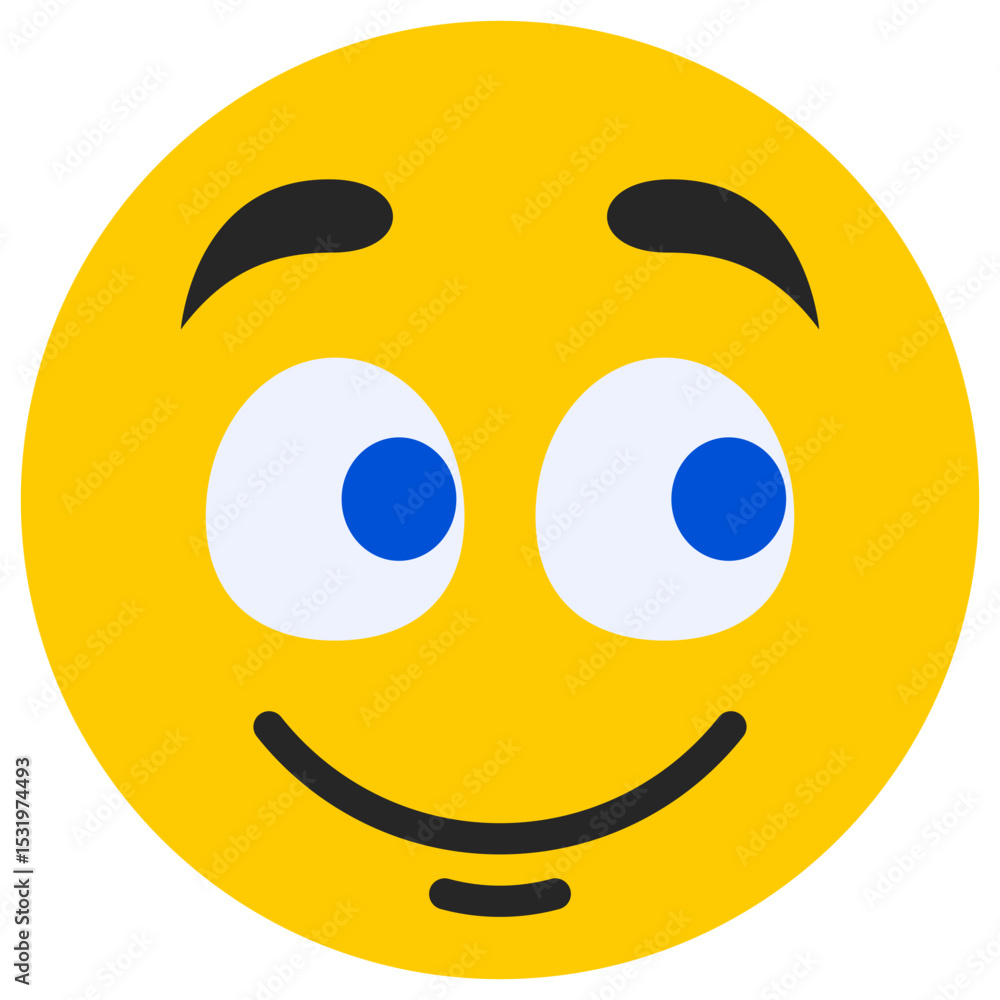 Fototapeta premium eyes flat icon